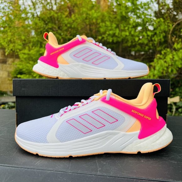 Adidas Response Super 2.0 Women Athletic Shoe Running Sneaker White Trainer #389 - Picture 10 of 10